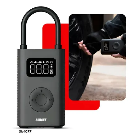 Mini Compressor Digital Rezzet Bomba De Encher Pneus Portátil Para Carro Bicicleta Motocic