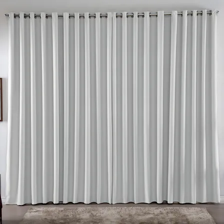 Cortina 3,00x2,80 Metros Blackout Blecaute Gelo Corta Luz Em Tecido Grosso Para Quarto E S