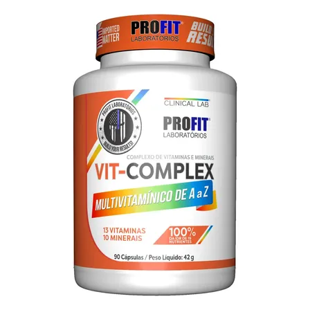 Multivitamínico Vit Complex A - Z 90 Capsulas - Profit Labs