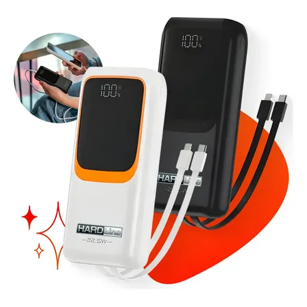 Carregador Portátil Power Bank Turbo 20000mah 22.5w Universal Para iPhone Samsung Motorola