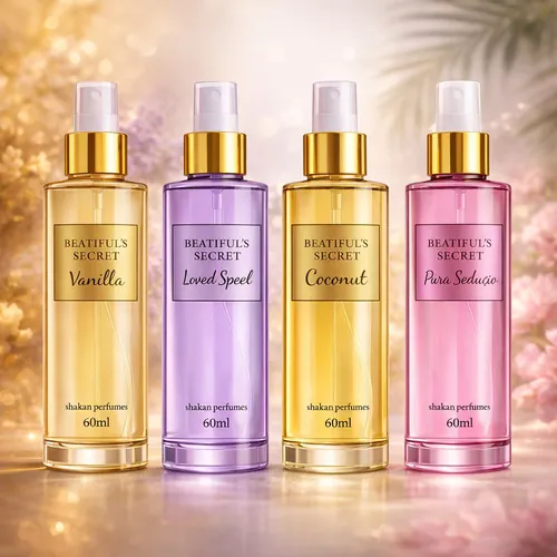Kit 4 Body Splash victoria Lançamento Vanilla love speel pure seduction coconut