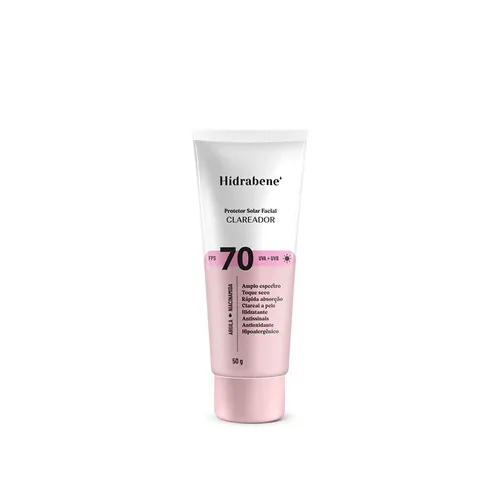 Hidrabene Protetor Solar Clareador Facial 70 FPS